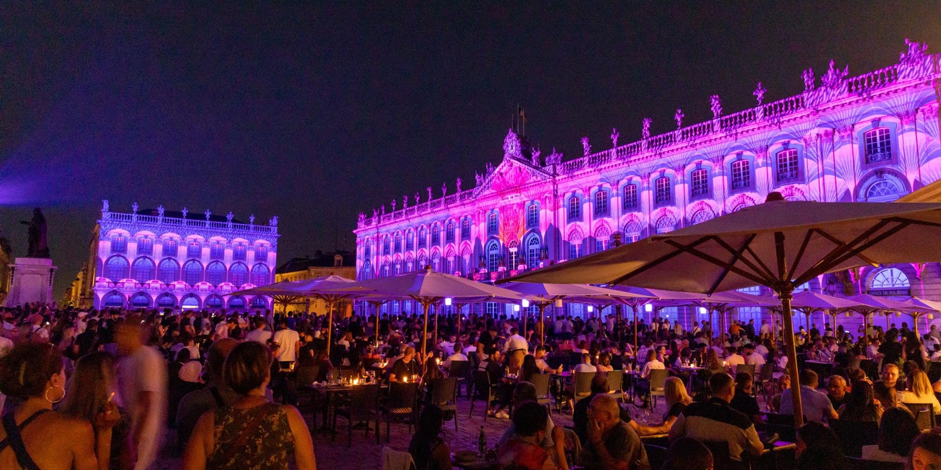 여름밤의 화려한 라이트 쇼 (Rendez-vous Place Stanislas)